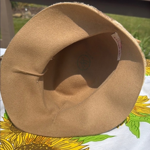 Betmar Tan Faux Fur Hat with Gold Chain main image 6
